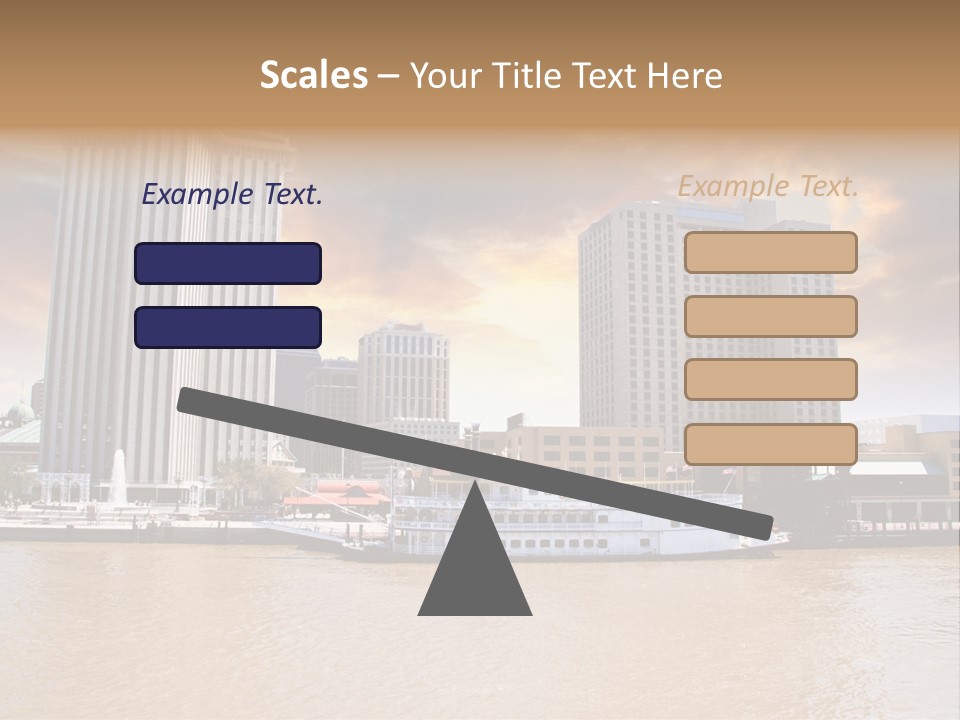 Mississippi Landscape Ship PowerPoint Template