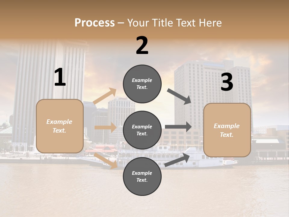 Mississippi Landscape Ship PowerPoint Template
