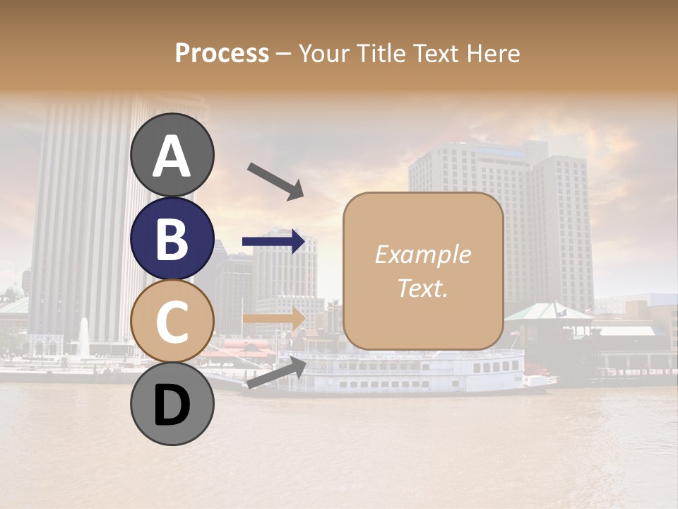 Mississippi Landscape Ship PowerPoint Template