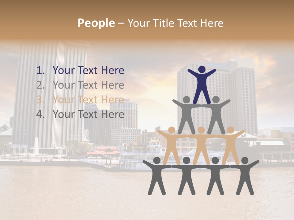 Mississippi Landscape Ship PowerPoint Template