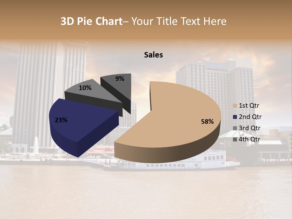 Mississippi Landscape Ship PowerPoint Template