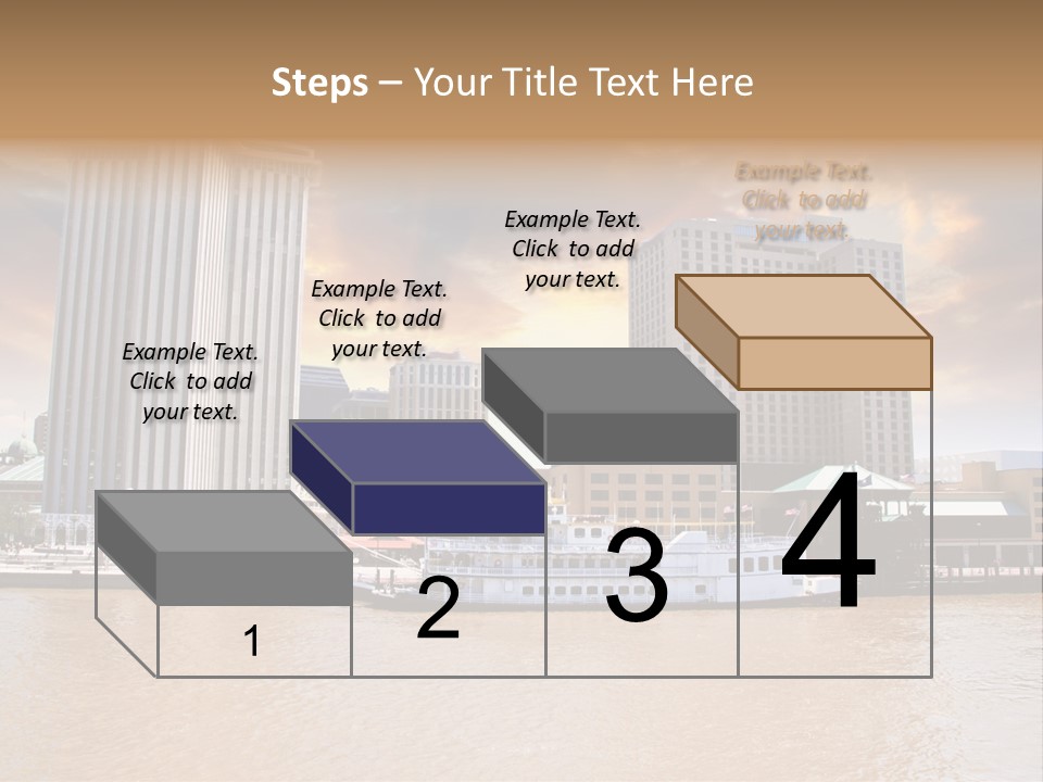 Mississippi Landscape Ship PowerPoint Template