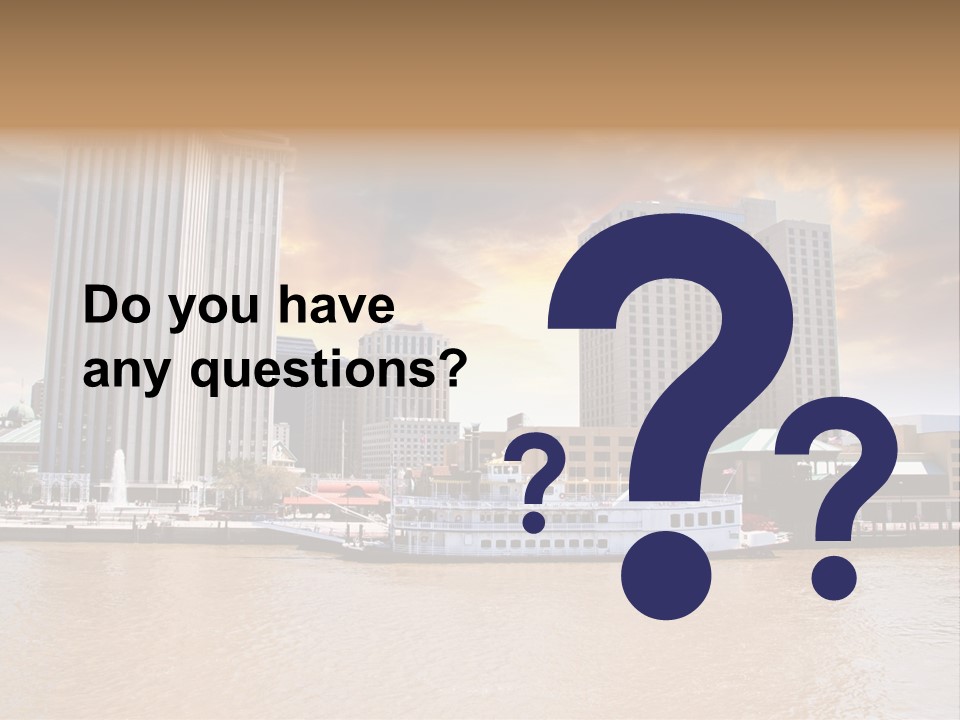 Mississippi Landscape Ship PowerPoint Template