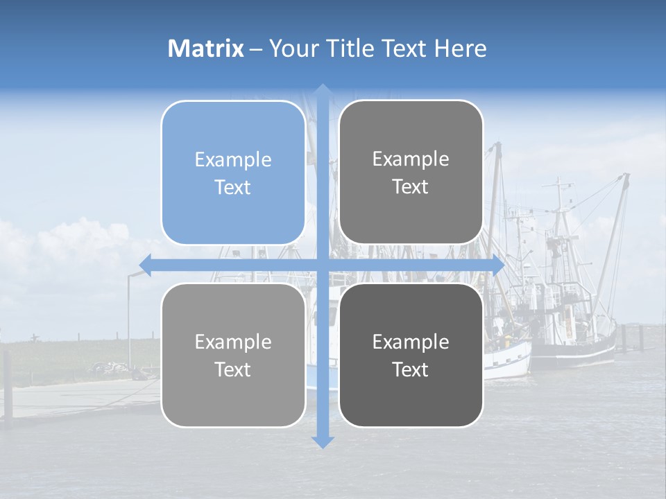 Urlaub Nordsee Landschaft PowerPoint Template