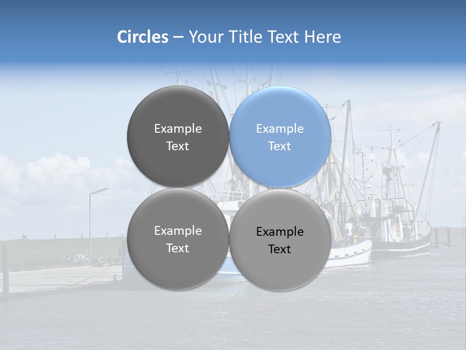 Urlaub Nordsee Landschaft PowerPoint Template