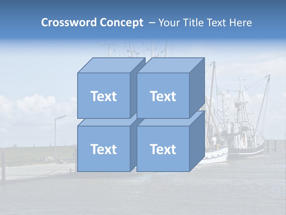 Urlaub Nordsee Landschaft PowerPoint Template