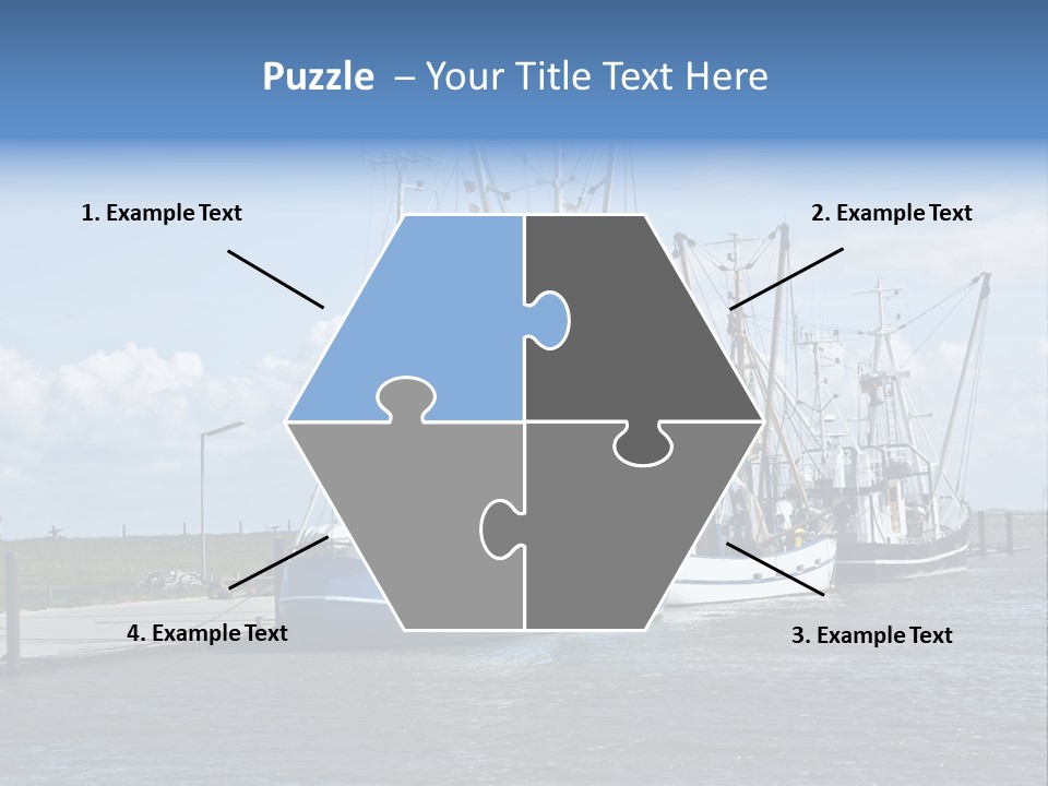 Urlaub Nordsee Landschaft PowerPoint Template