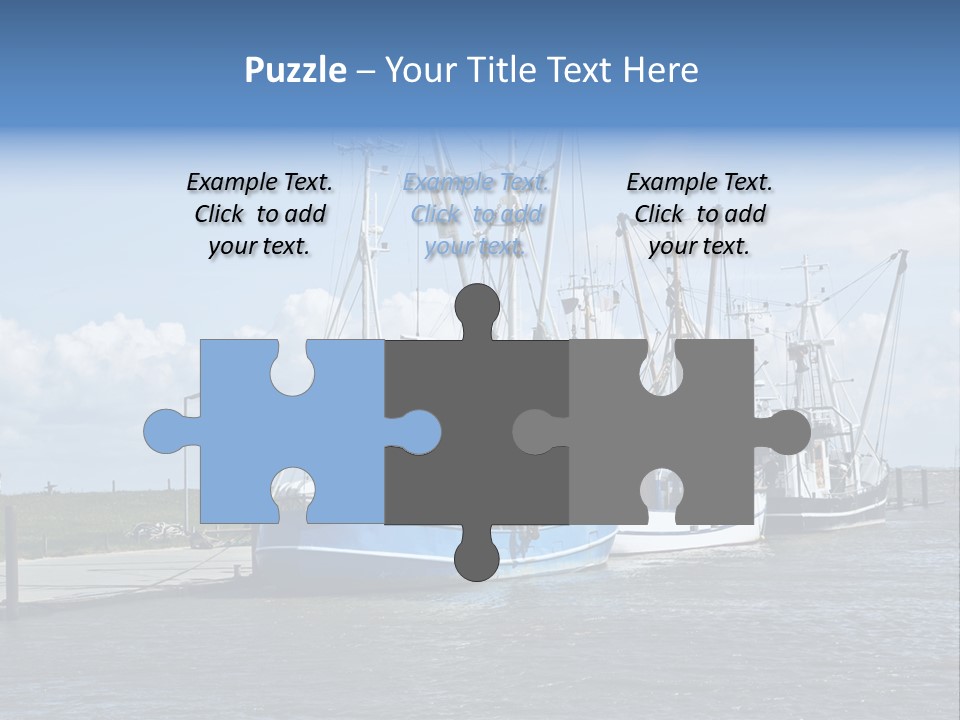 Urlaub Nordsee Landschaft PowerPoint Template