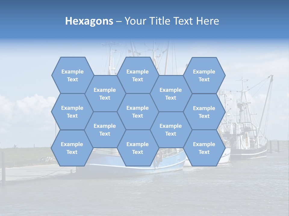 Urlaub Nordsee Landschaft PowerPoint Template