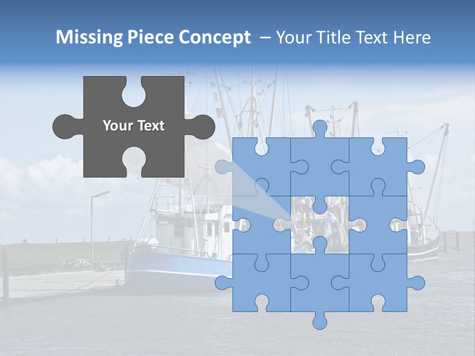 Urlaub Nordsee Landschaft PowerPoint Template