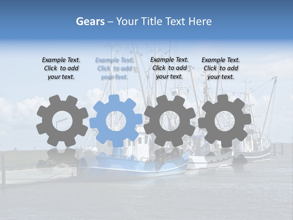 Urlaub Nordsee Landschaft PowerPoint Template