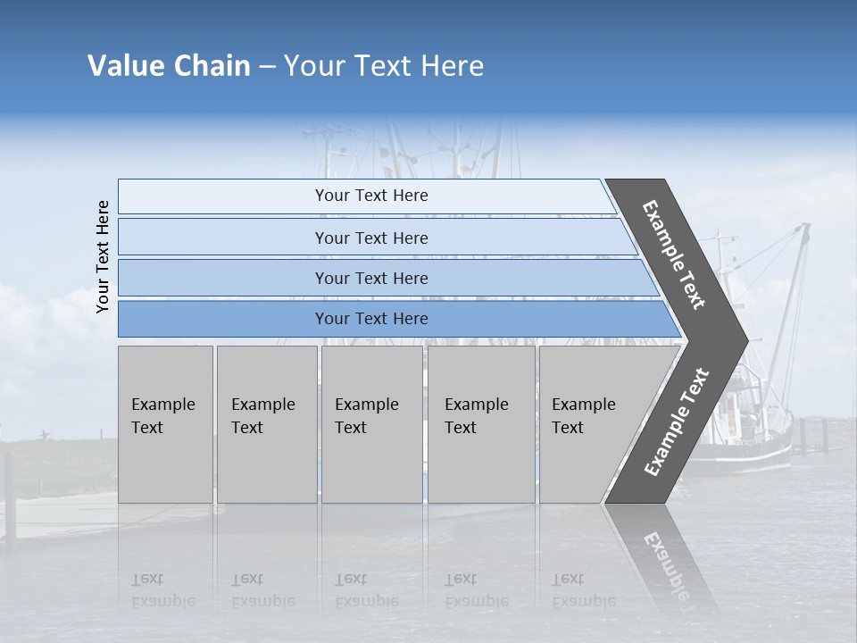 Urlaub Nordsee Landschaft PowerPoint Template