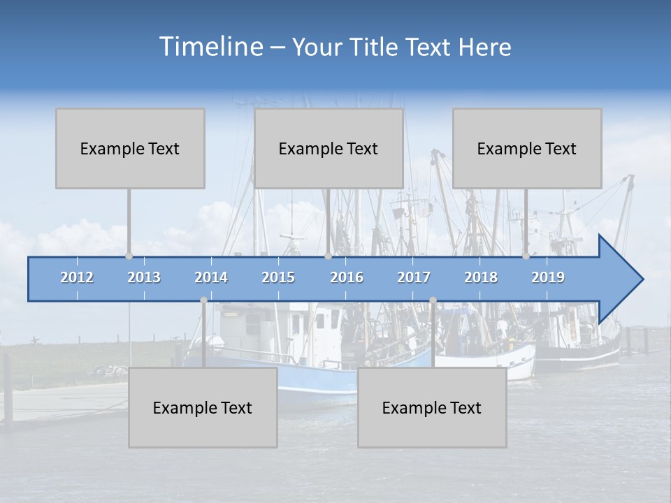 Urlaub Nordsee Landschaft PowerPoint Template