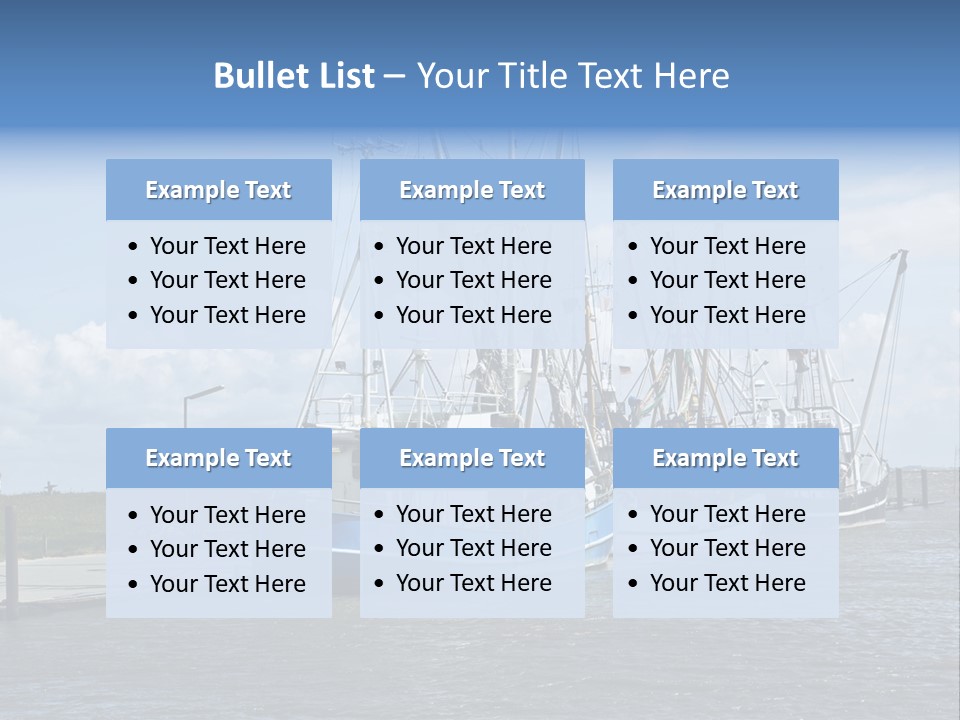 Urlaub Nordsee Landschaft PowerPoint Template