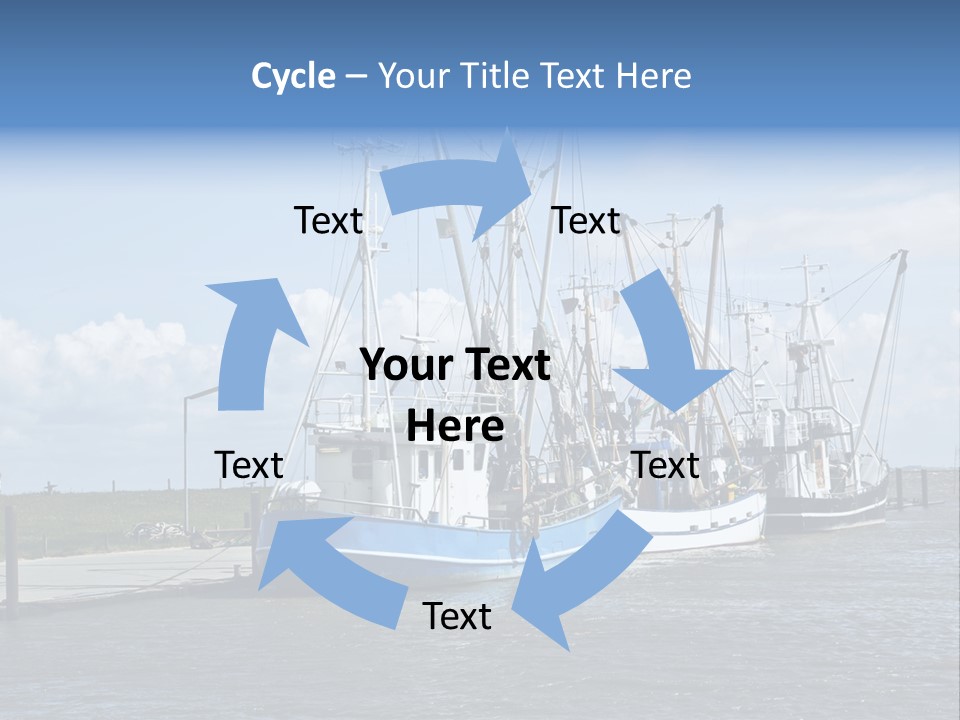 Urlaub Nordsee Landschaft PowerPoint Template