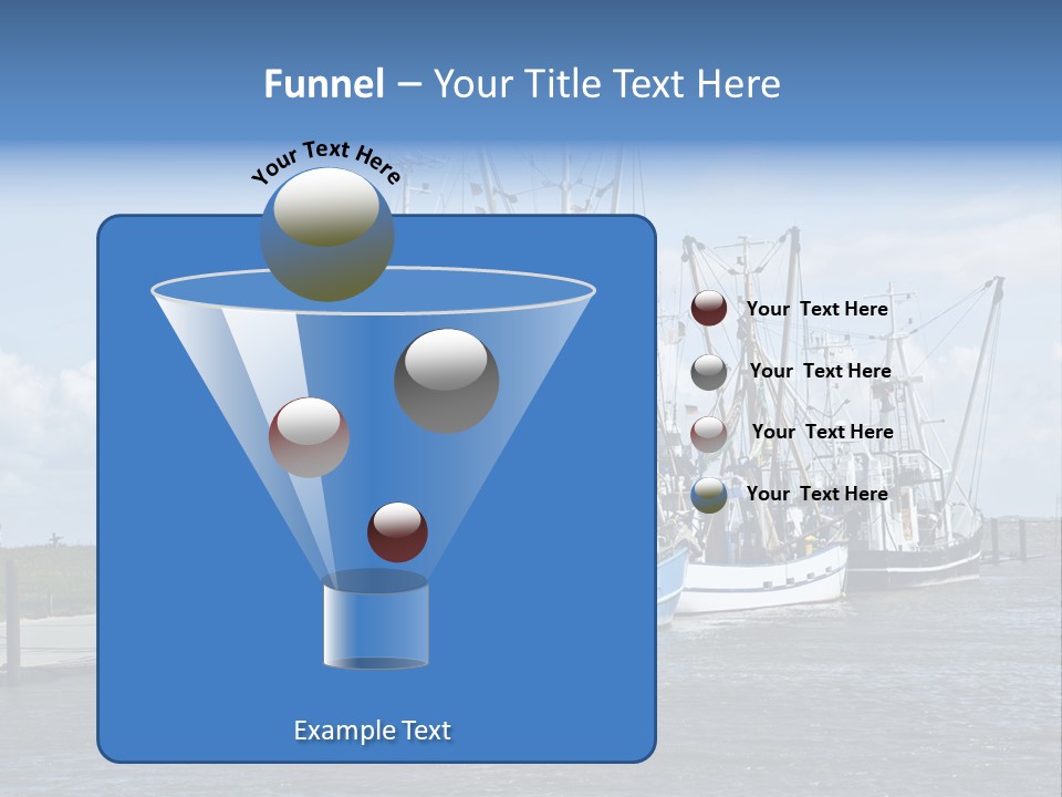 Urlaub Nordsee Landschaft PowerPoint Template