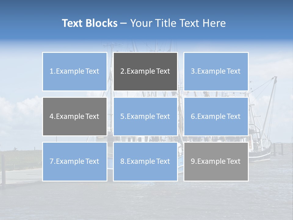 Urlaub Nordsee Landschaft PowerPoint Template