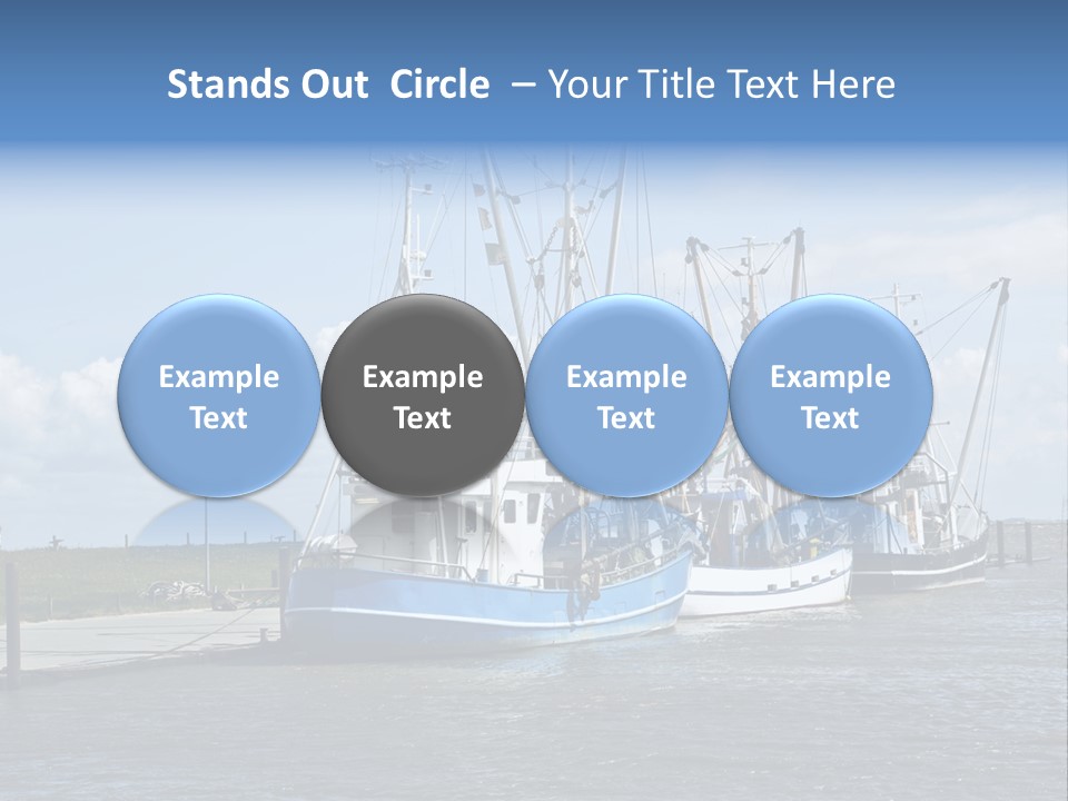 Urlaub Nordsee Landschaft PowerPoint Template