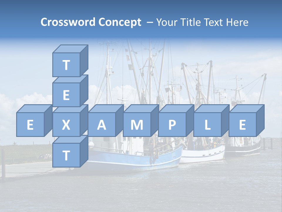 Urlaub Nordsee Landschaft PowerPoint Template