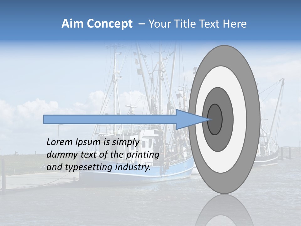 Urlaub Nordsee Landschaft PowerPoint Template