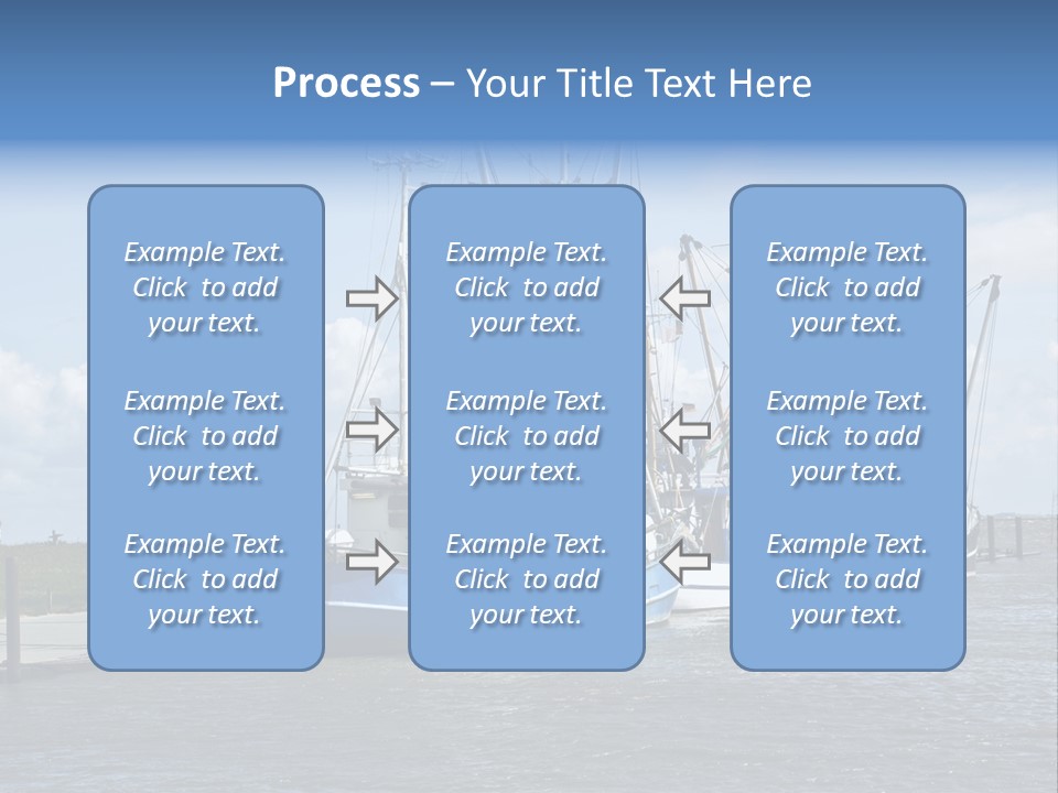 Urlaub Nordsee Landschaft PowerPoint Template