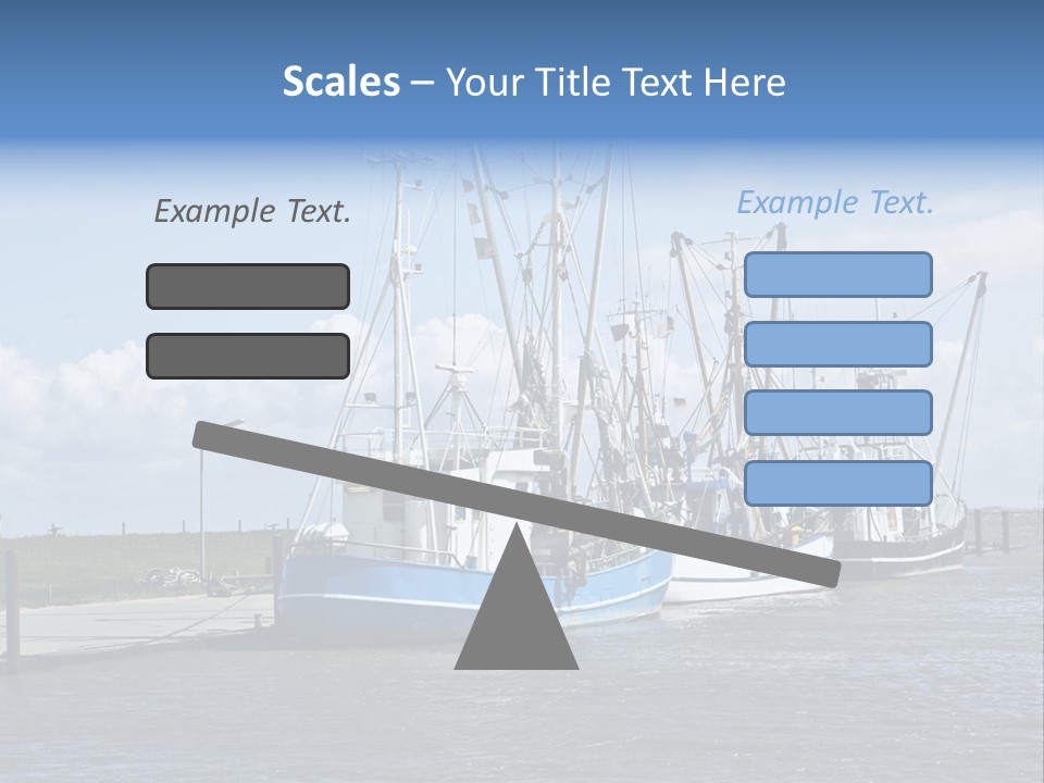 Urlaub Nordsee Landschaft PowerPoint Template