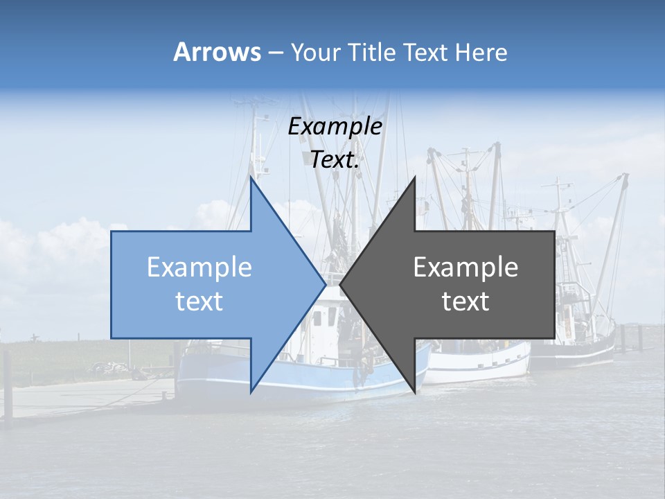 Urlaub Nordsee Landschaft PowerPoint Template