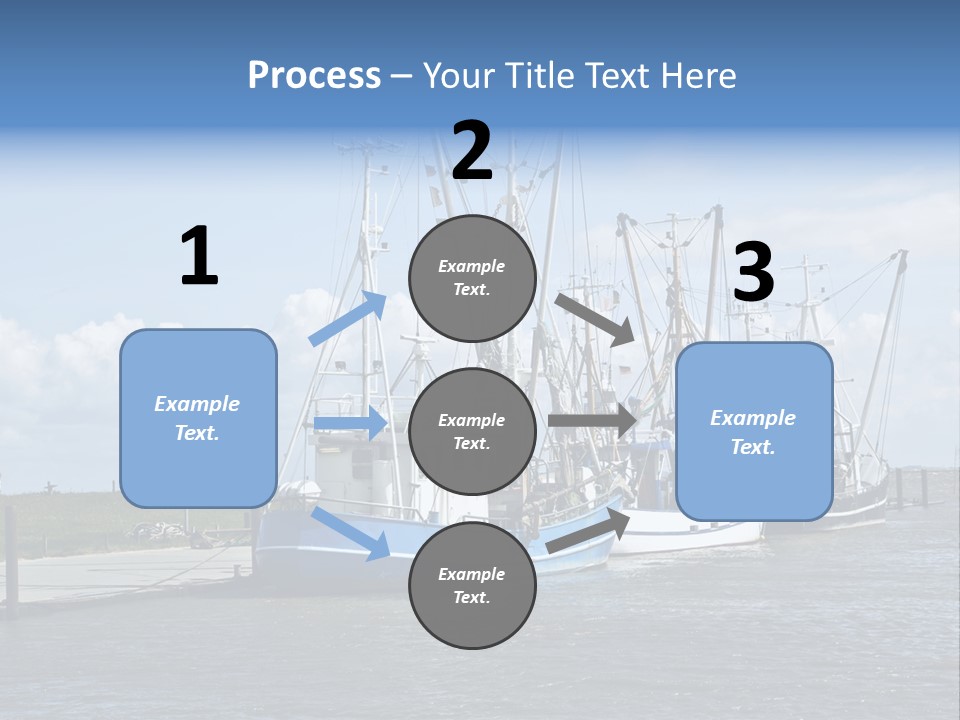Urlaub Nordsee Landschaft PowerPoint Template