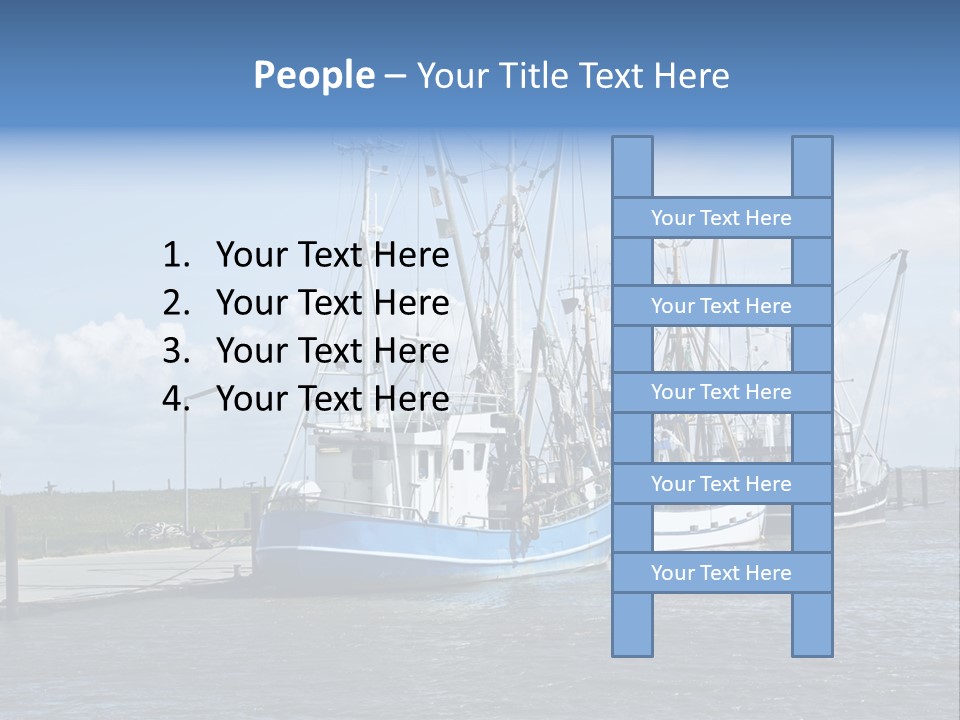 Urlaub Nordsee Landschaft PowerPoint Template