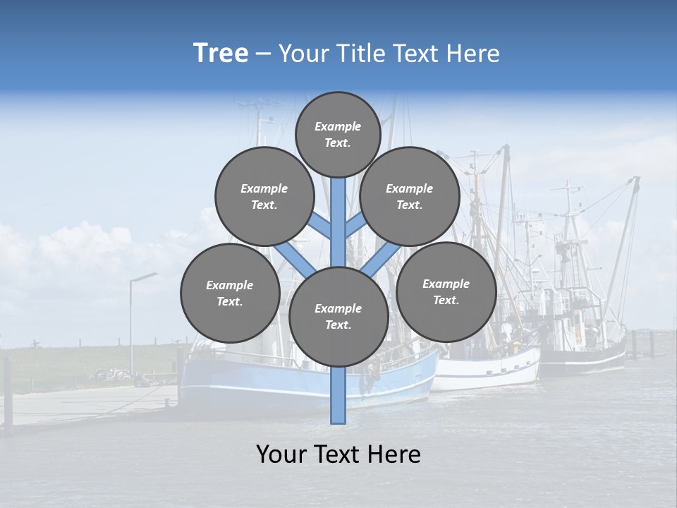 Urlaub Nordsee Landschaft PowerPoint Template