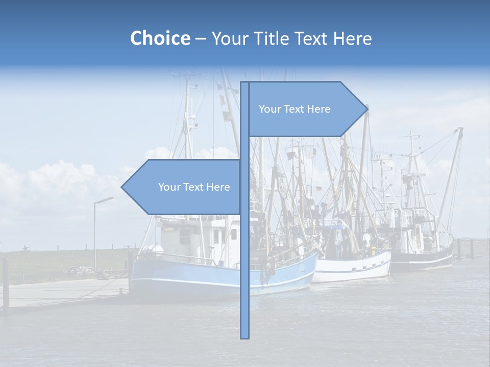 Urlaub Nordsee Landschaft PowerPoint Template