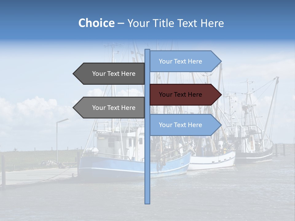 Urlaub Nordsee Landschaft PowerPoint Template