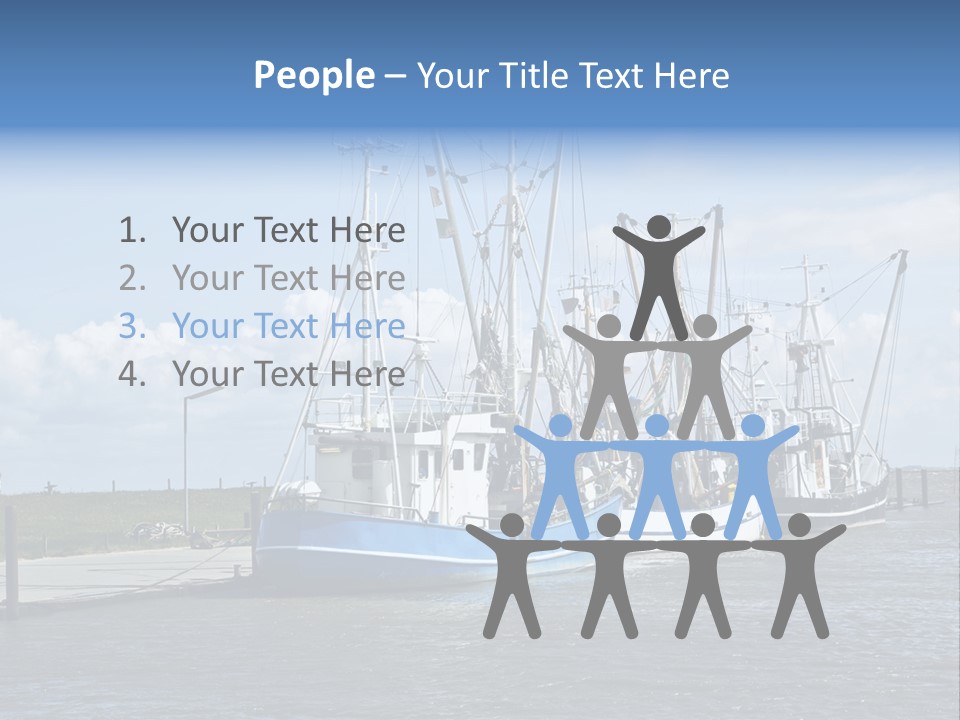 Urlaub Nordsee Landschaft PowerPoint Template