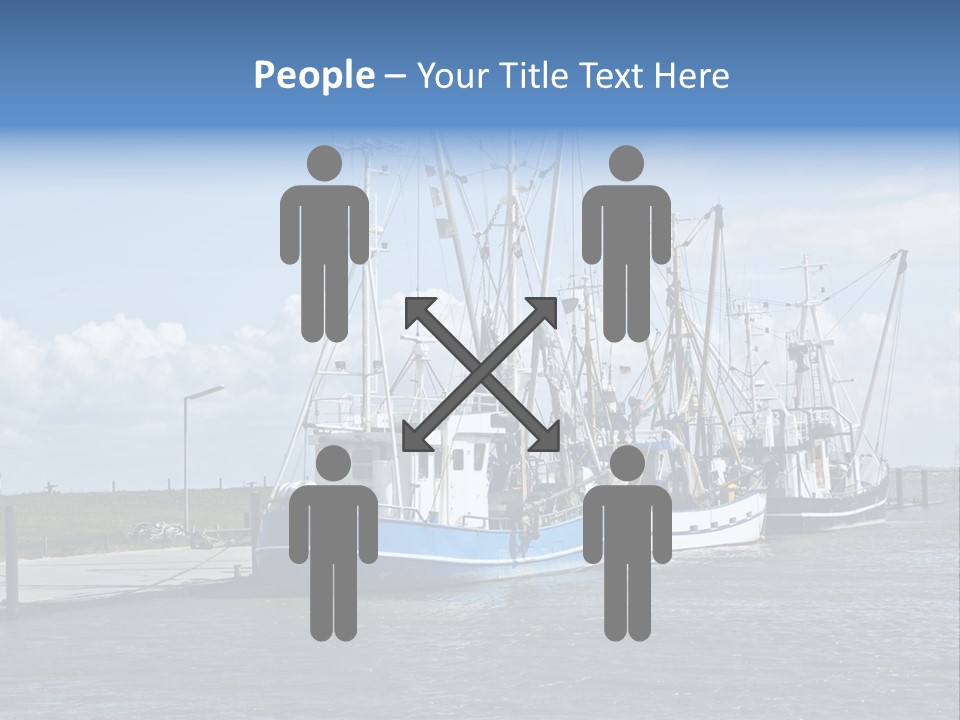 Urlaub Nordsee Landschaft PowerPoint Template