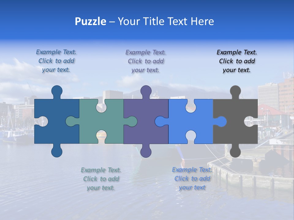 Bay Cold Tasmania PowerPoint Template