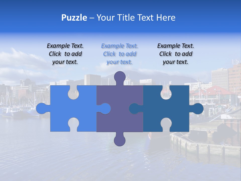 Bay Cold Tasmania PowerPoint Template