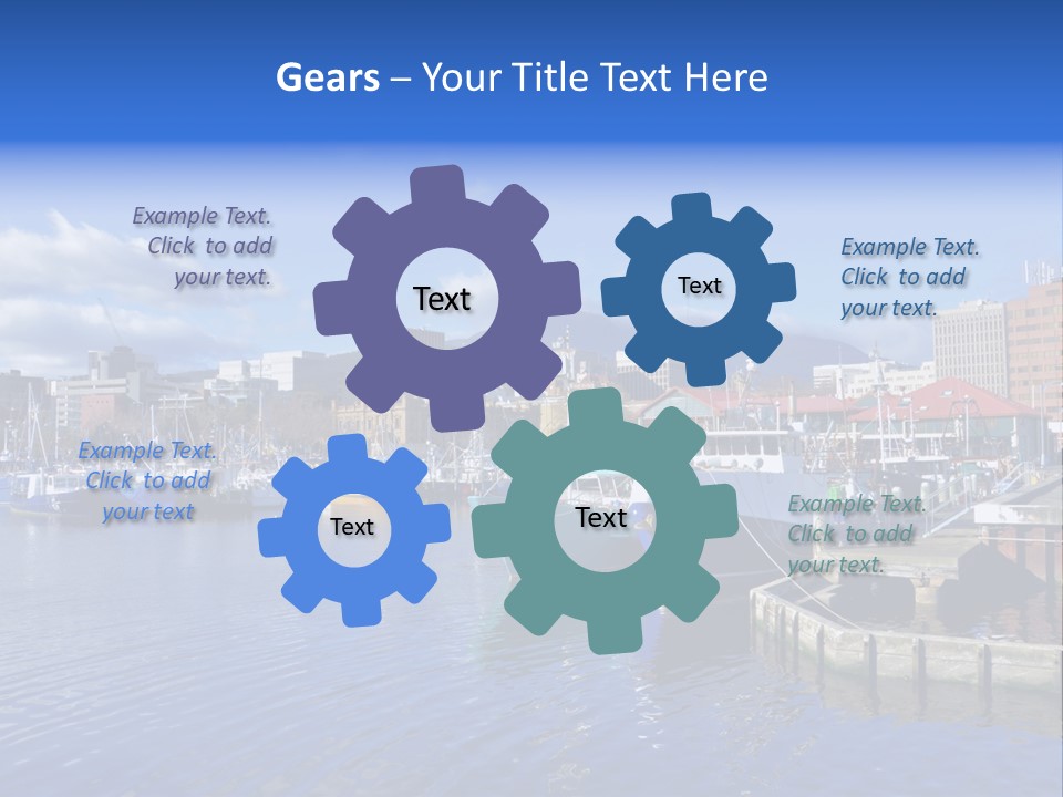 Bay Cold Tasmania PowerPoint Template