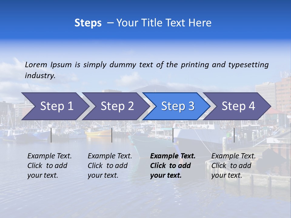 Bay Cold Tasmania PowerPoint Template