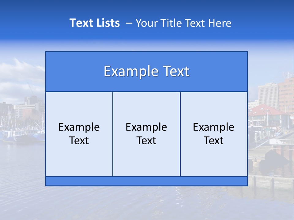Bay Cold Tasmania PowerPoint Template