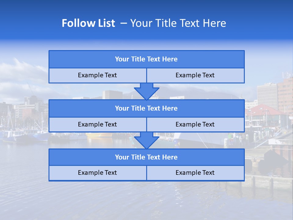 Bay Cold Tasmania PowerPoint Template