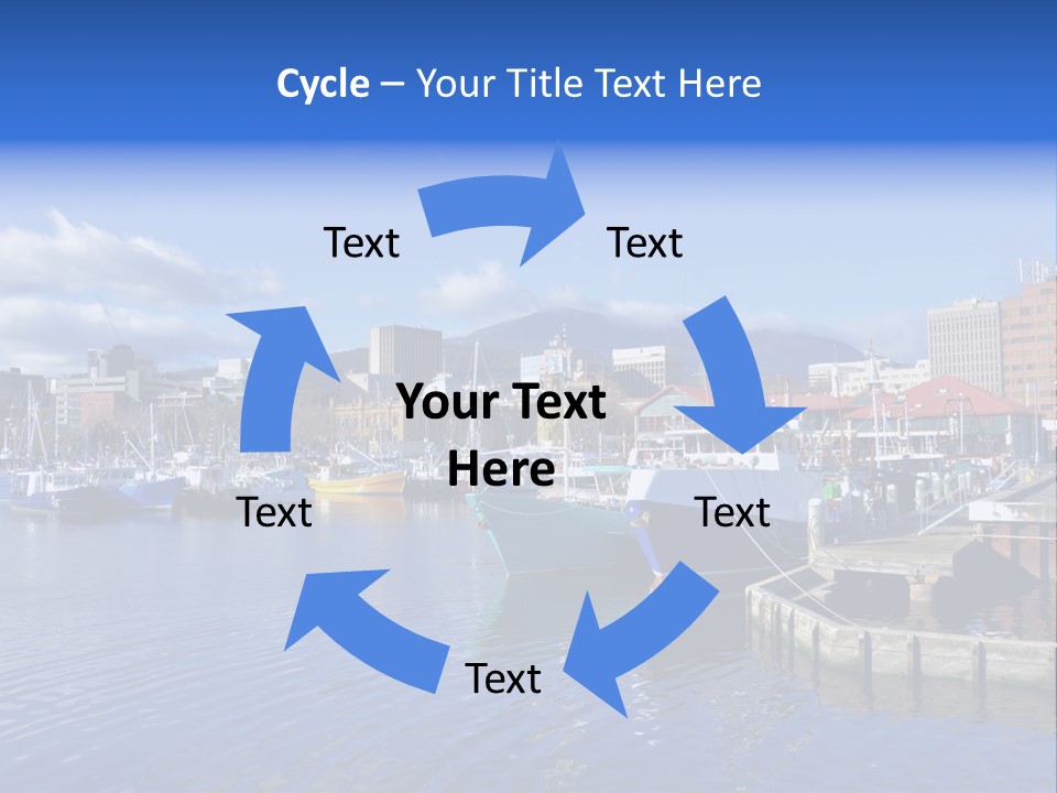 Bay Cold Tasmania PowerPoint Template