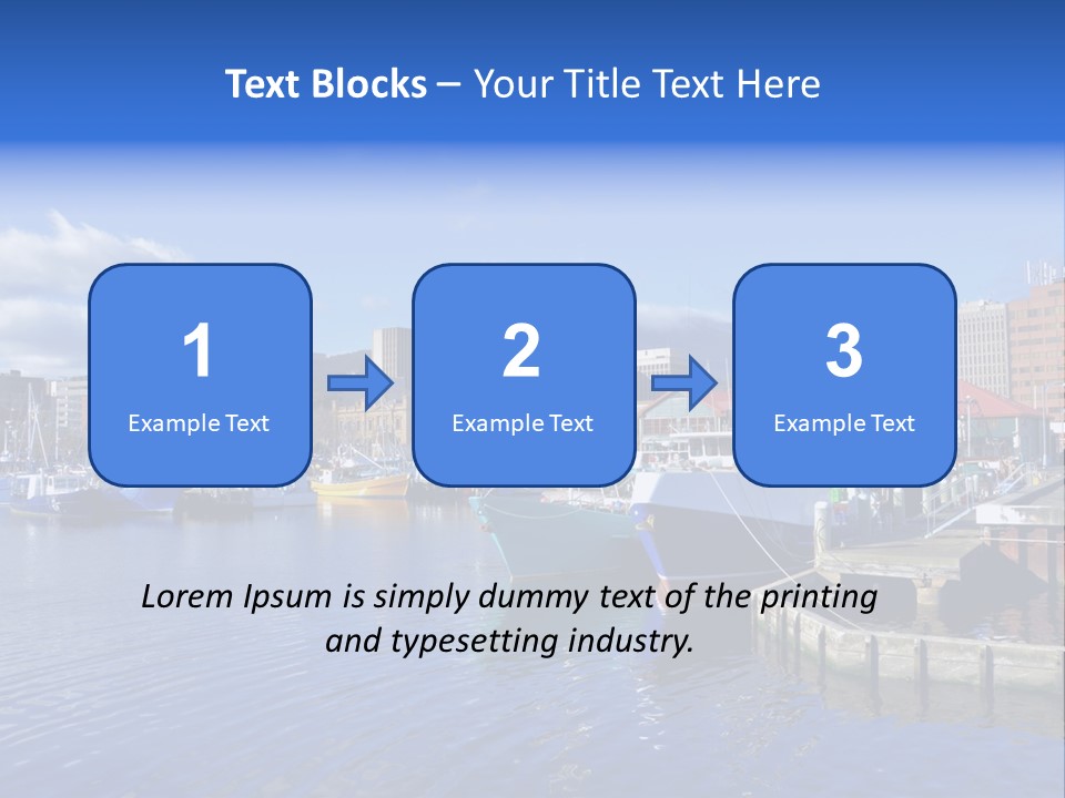 Bay Cold Tasmania PowerPoint Template