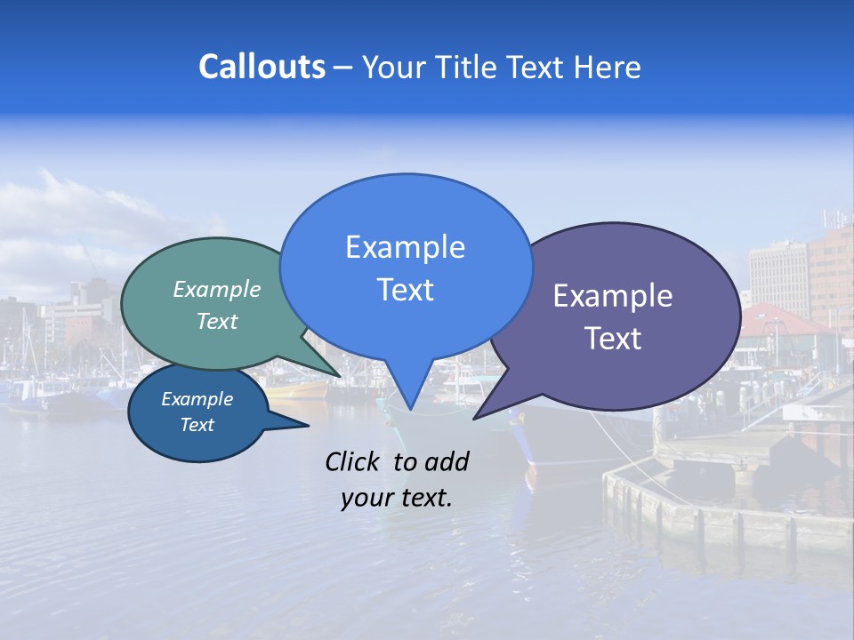 Bay Cold Tasmania PowerPoint Template