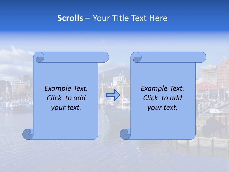 Bay Cold Tasmania PowerPoint Template