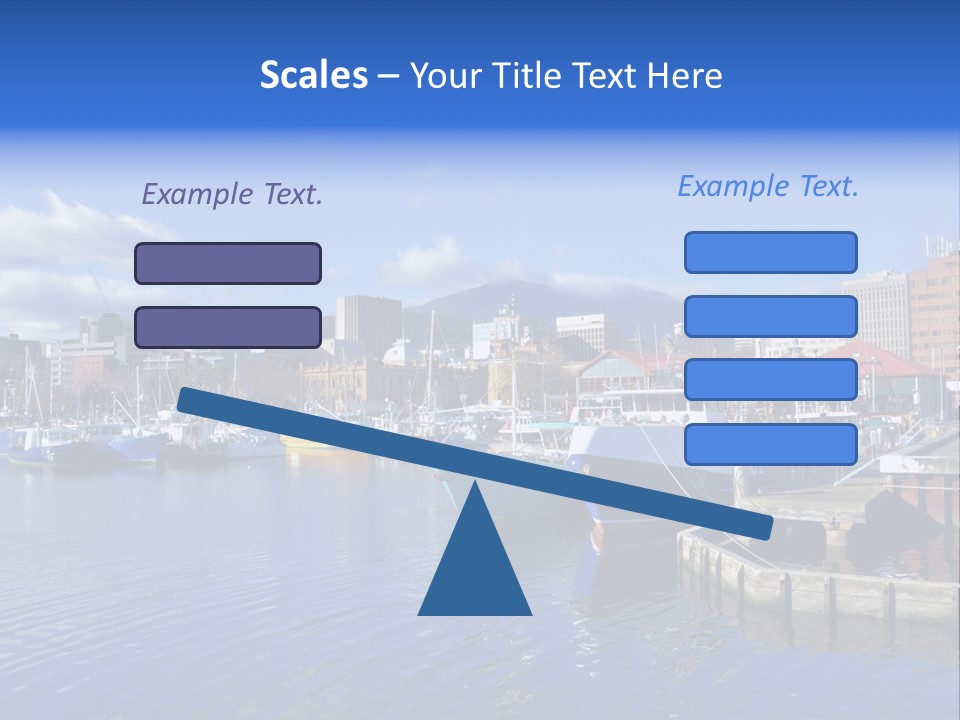 Bay Cold Tasmania PowerPoint Template