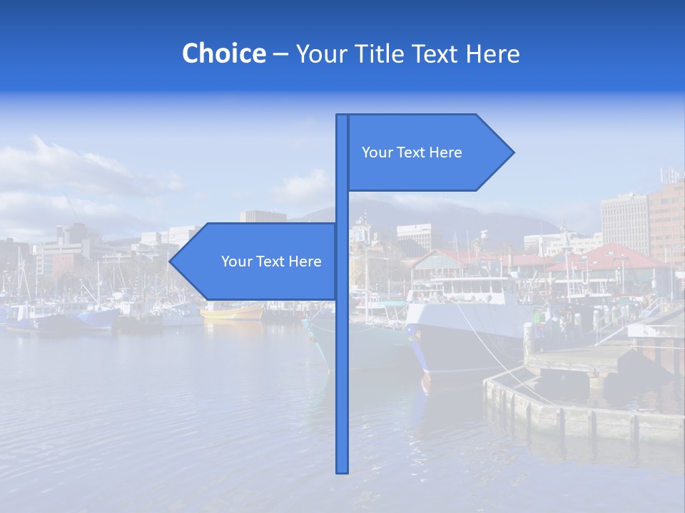Bay Cold Tasmania PowerPoint Template