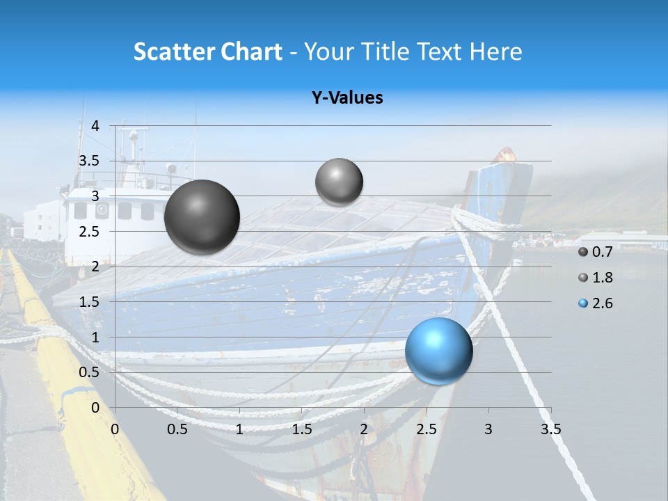 Fischerboot Schiff Wasser PowerPoint Template