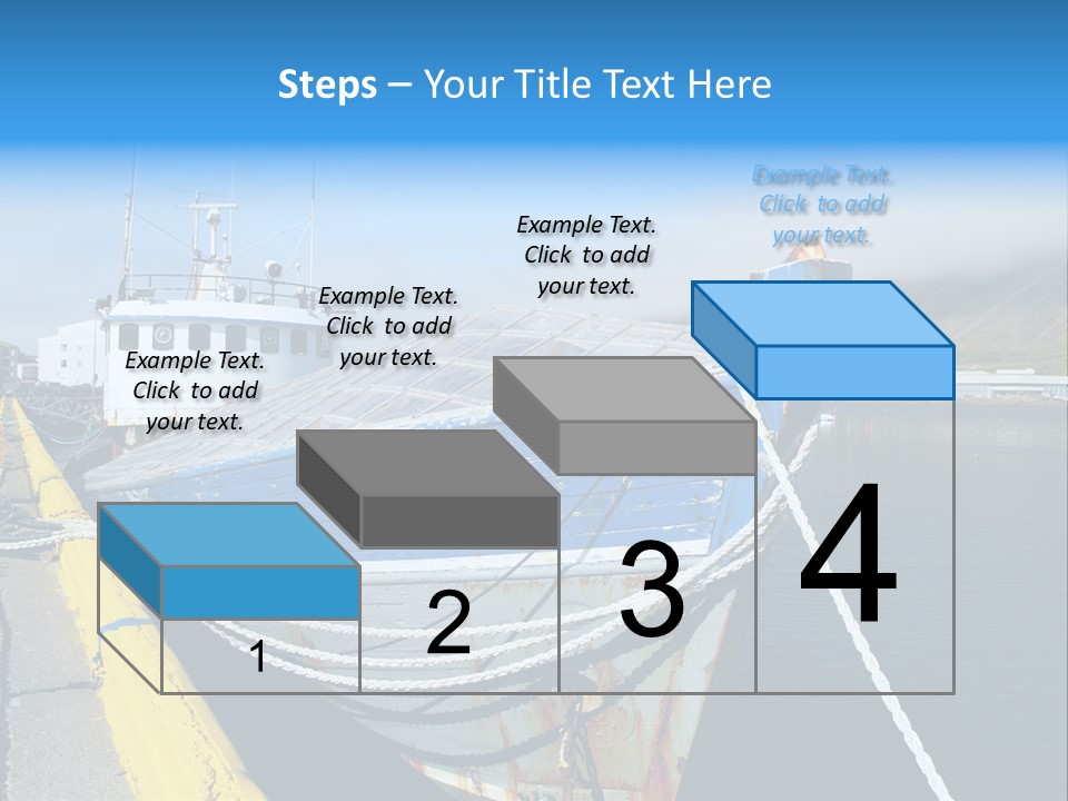 Fischerboot Schiff Wasser PowerPoint Template