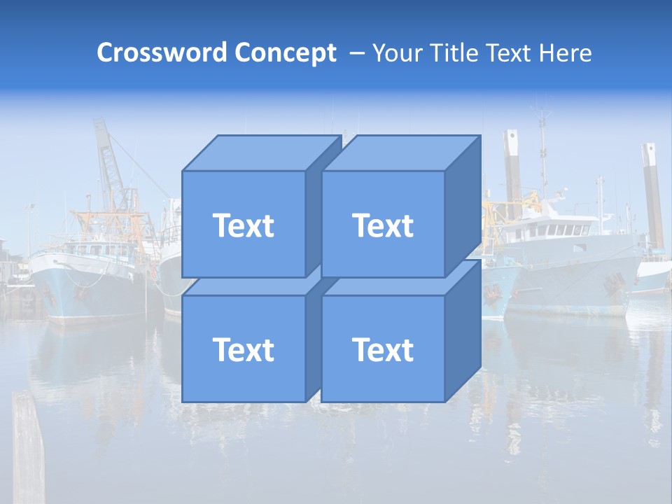 Beautiful Black Ship PowerPoint Template