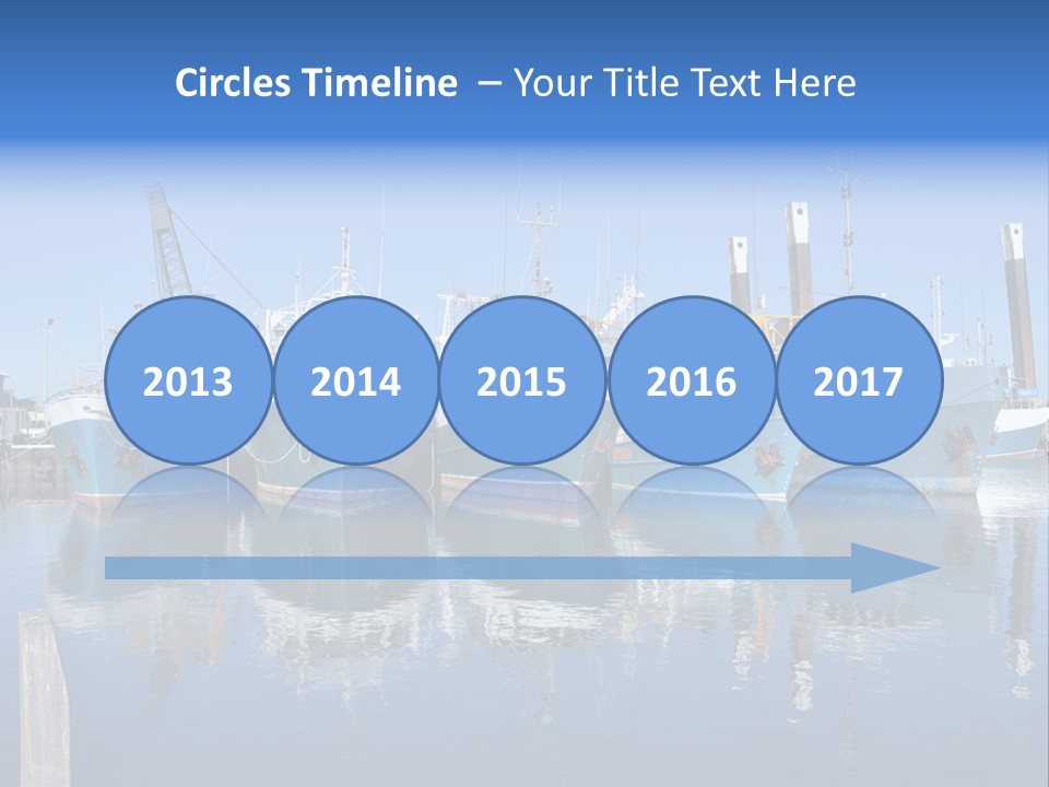 Beautiful Black Ship PowerPoint Template